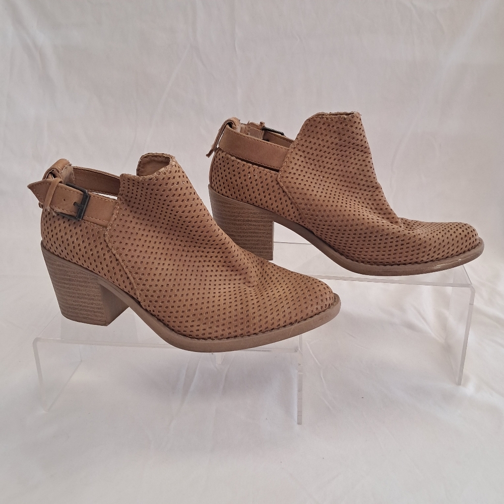 Brown Ankle Boots - J. Adams, Size 6.5